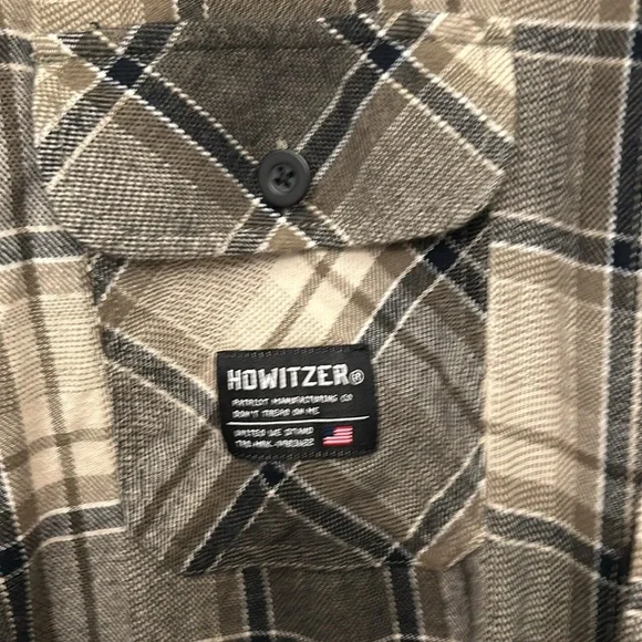 Howitzer patriotic flannel